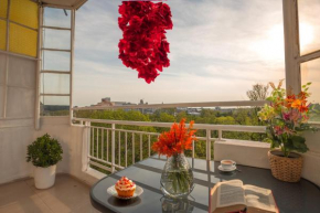 Spacious City View Apartment with Balcony